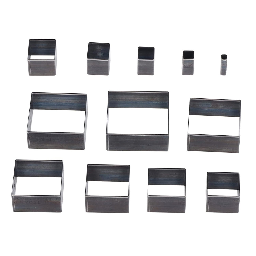 Leder Schneidwerkzeug, Quadratische Lederstanze 5 Mm Bis 60 Mm Stanze für Handgefertigtes DIY-Lederh