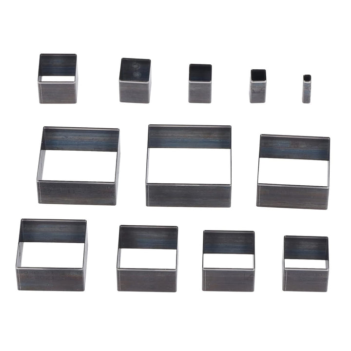 Leder Schneidwerkzeug, Quadratische Lederstanze 5 Mm Bis 60 Mm Stanze für Handgefertigtes DIY-Lederh
