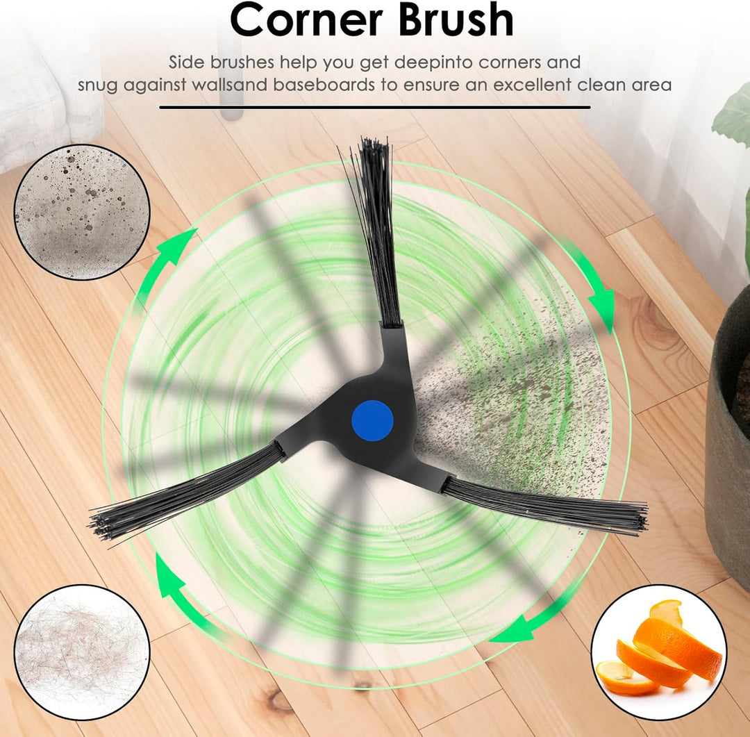 (16 Stück) X2 Omni Zubehör Set Ersatzteil für ECOVACS DEEBOT X2 Omni, X2 Pro, X2 Roboter Staubsauger