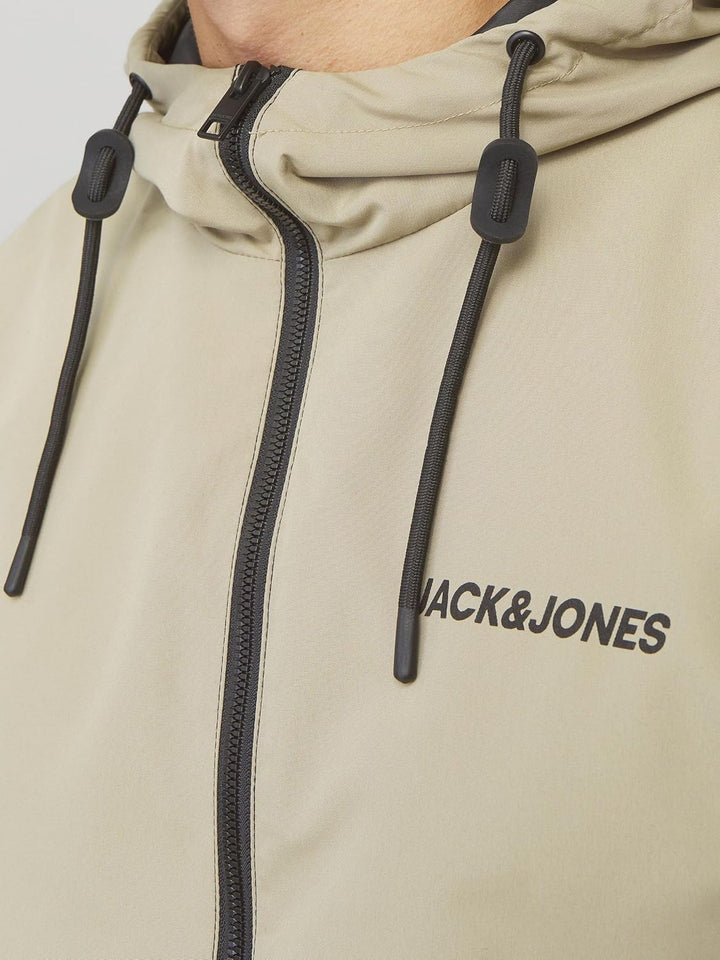 JACK & JONES Herren Jjerush Hood Bomber Noos Softshell-Jacke XS Coriander, XS Coriander