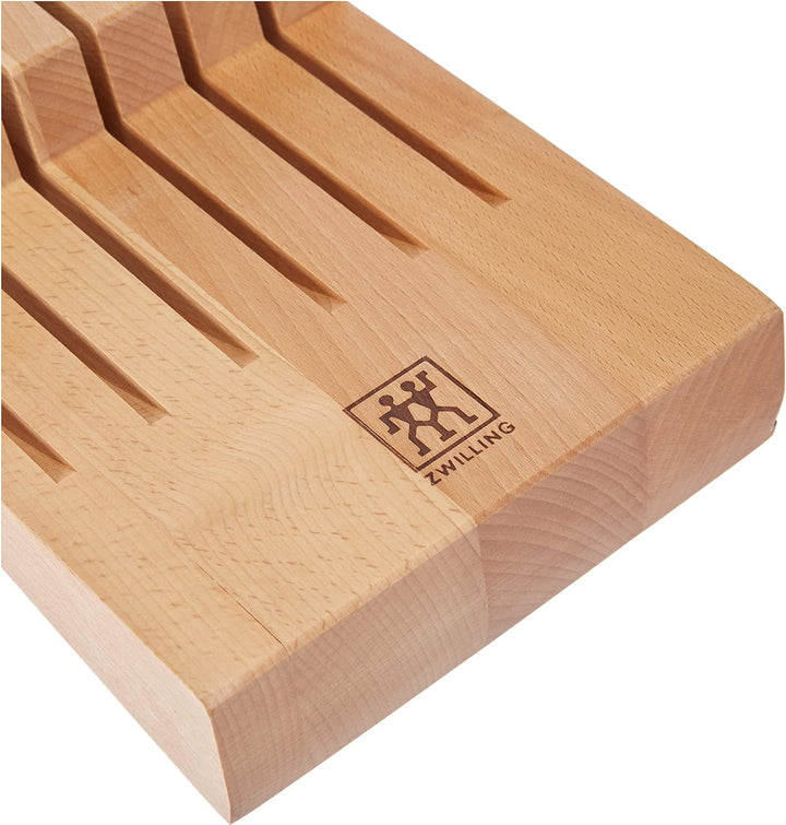 ZWILLING Messerhalter für Schubladen, Schubladen-Einsatz, Für 12 Messer, 41 x 15,5 x 4,8 cm,, Messer