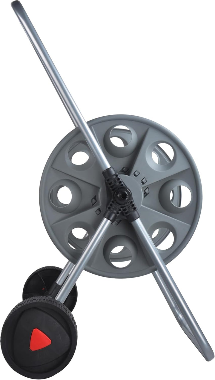 LEHMANN Schlauchwagen, Gartenschlauchwagen, für bis zu 45m 1/2" oder 3/4" Schlauch, Stahlkonstruktio