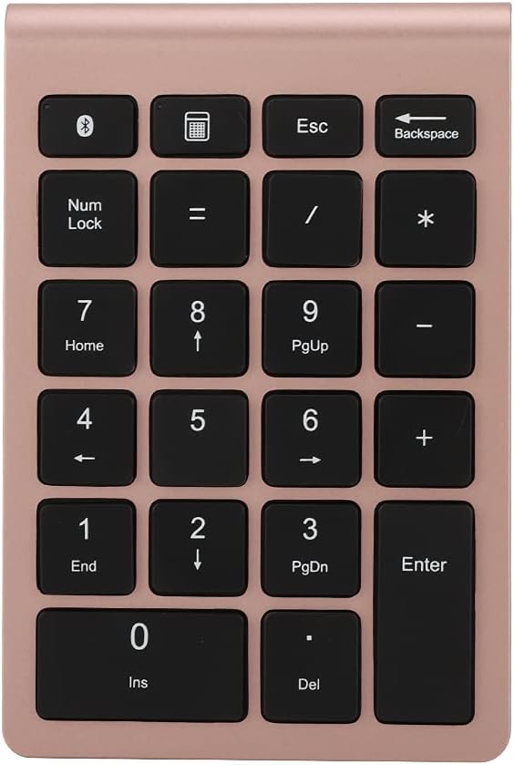 Goshyda 22 Tasten Numerisches Tastenfeld, Bluetooth Wireless Keyboard, Portable Financial Accounting