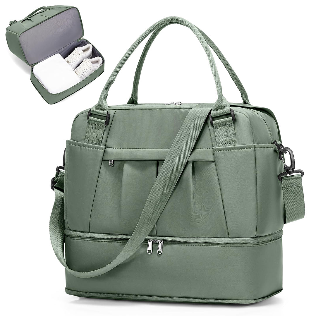 SEAFEW Reisetasche 24L, 40x30x20 Ryanair Handgepäck Tasche für Flugzeug Weekender Sporttasche Damen