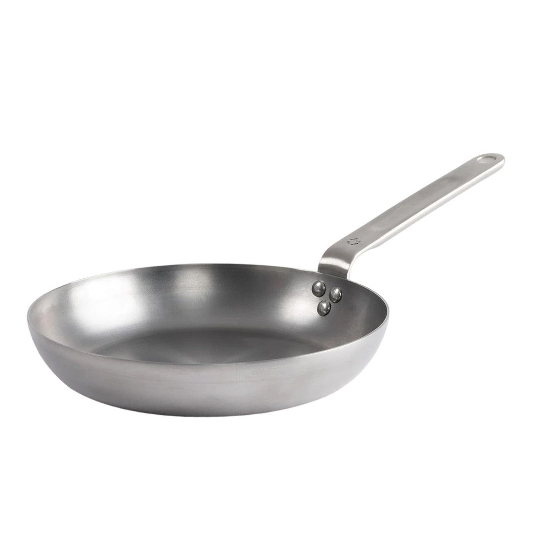 Gastrotools Carbonstahl Bratpfanne 24cm, natürliche Antihaft-Oberfläche ohne PFAS, Ofenfest bis 650°
