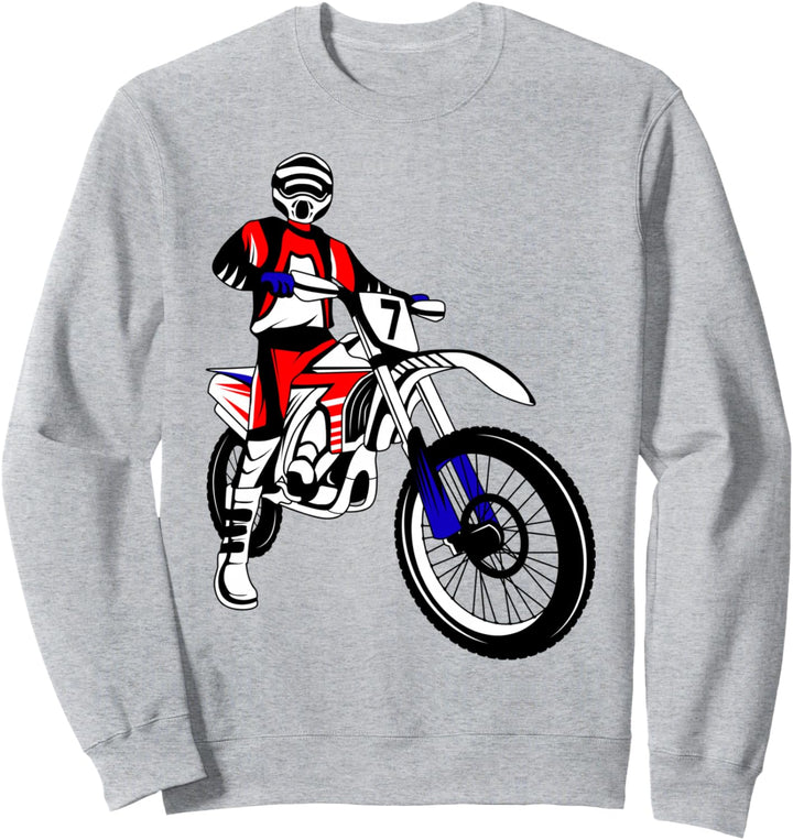 Motocross Enduro Supermoto Bike Dirt Bike Kinder Jungen Sweatshirt