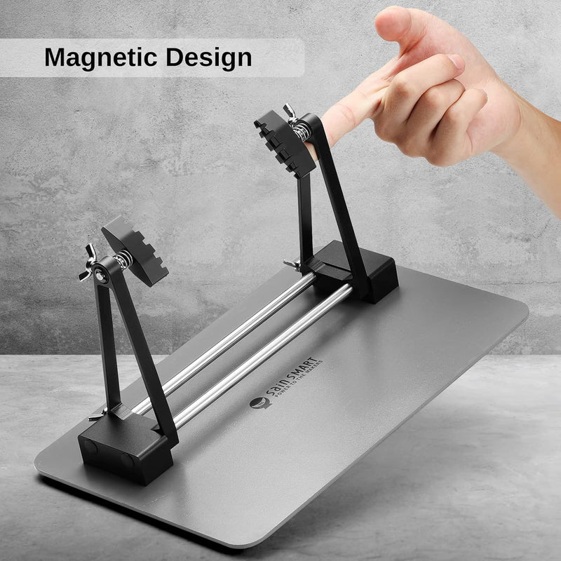SainSmart Magnetischer verstellbarer Leiterplattenhalter, 360 Grad drehbar, Löthilfe zum Klemmen von