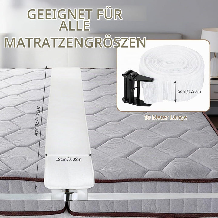 Liebesbrücke für Matratzen mit Spanngurt, Set Matratzenkeil Ritzenfüller, Matratzenkeil Ritzenfüller