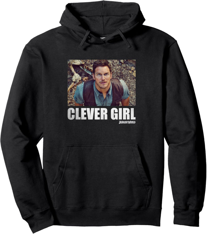 Jurassic World Owen Grady Looks Up Clever Girl Pullover Hoodie