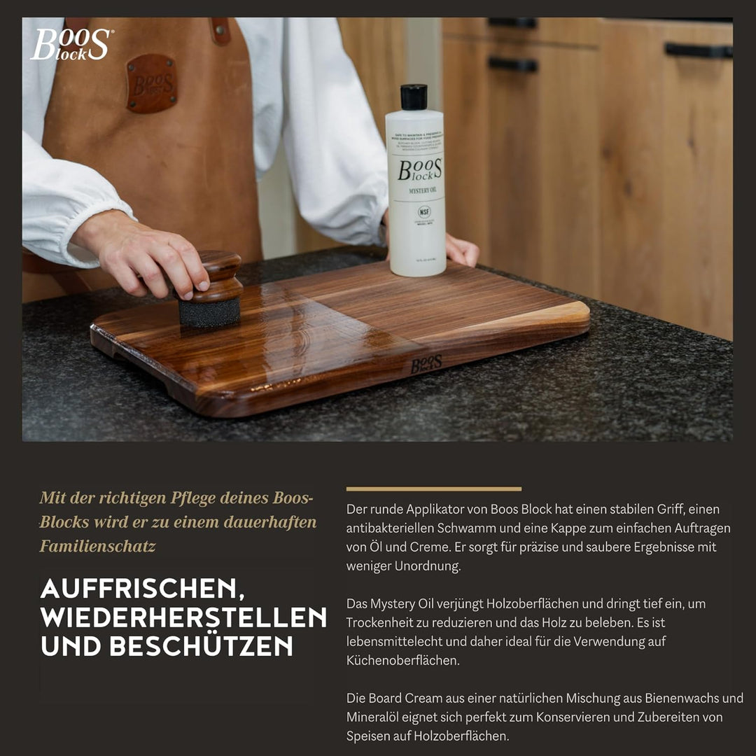 Boos Block Chop-N-Serve - 30,5 x 20 x 2,5 CM - Allzweckbretter - Hackklotz - Schneidebrett Walnuss –