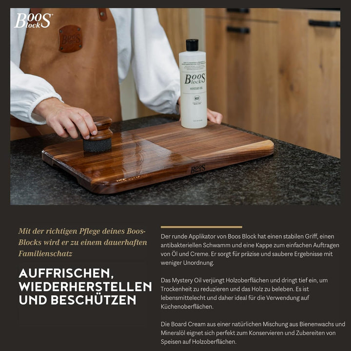 Boos Block Chop-N-Serve - 30,5 x 20 x 2,5 CM - Allzweckbretter - Hackklotz - Schneidebrett Walnuss –