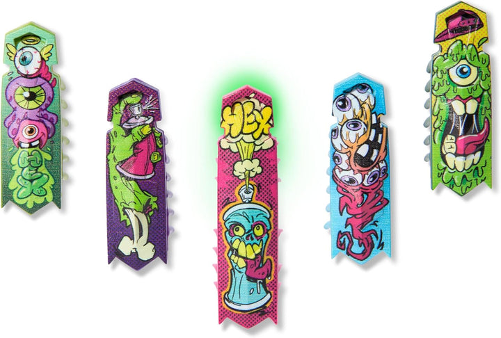 HEX BOTS Nano 5 Pack, 4 Nano Bots mit Bonus Flash Nano, sensorisches Spielzeug für Kinder & Katzen m