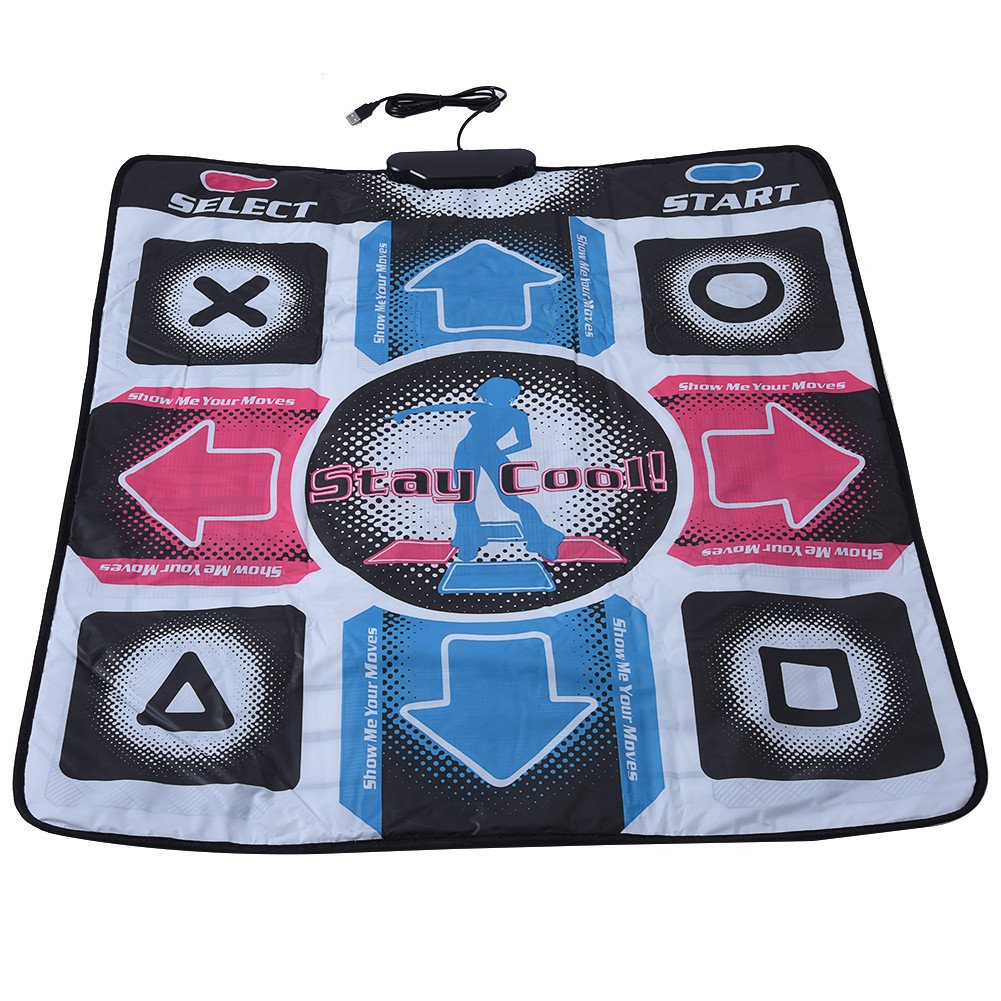 rutschfeste TV Tanzmatte DDR Dancing Pad Blanket Game für XP / 7/10 OS mit USB Schnittstelle