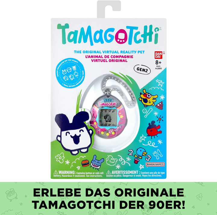 Bandai – Tamagotchi Original – College Sweat – Elektronisches Virtuelles Haustier mit LCD‑Bildschirm