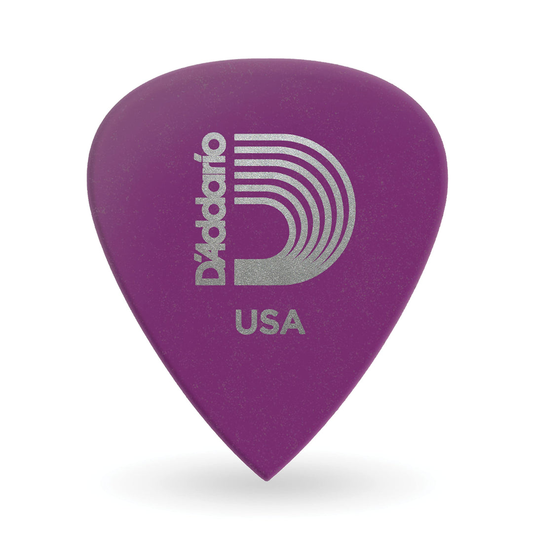 D'Addario 6DPR6-100 Planet Waves Duralin Precision Picks Havy 1,2mm, 100 Stück Schwer Lila 100-Pack,