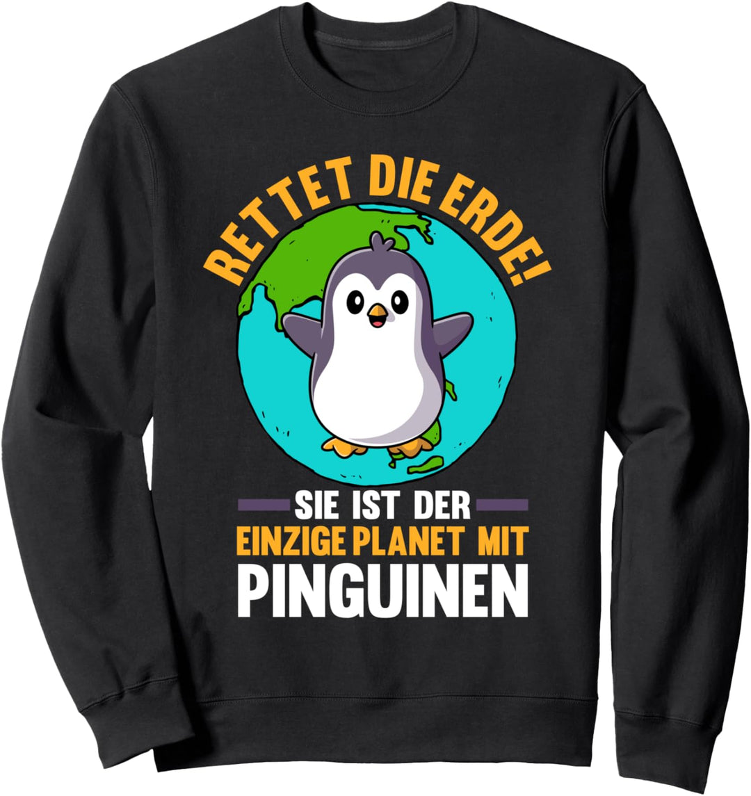 Umweltschutz Pinguine Pinguin Sweatshirt