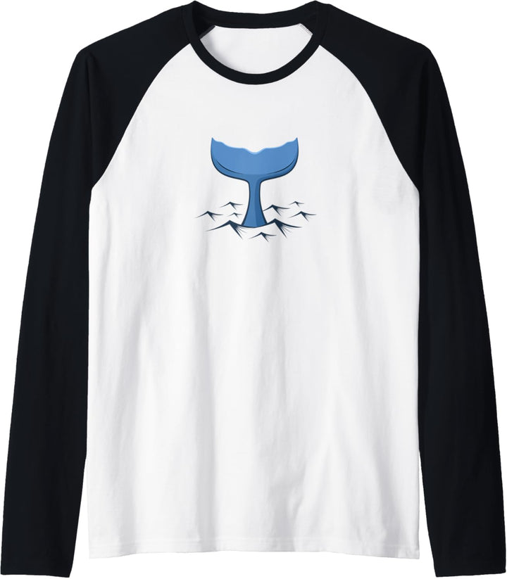 Wal Flosse im Meer |Orca Wal Meeresbiologe Delfin Finne Kind Raglan