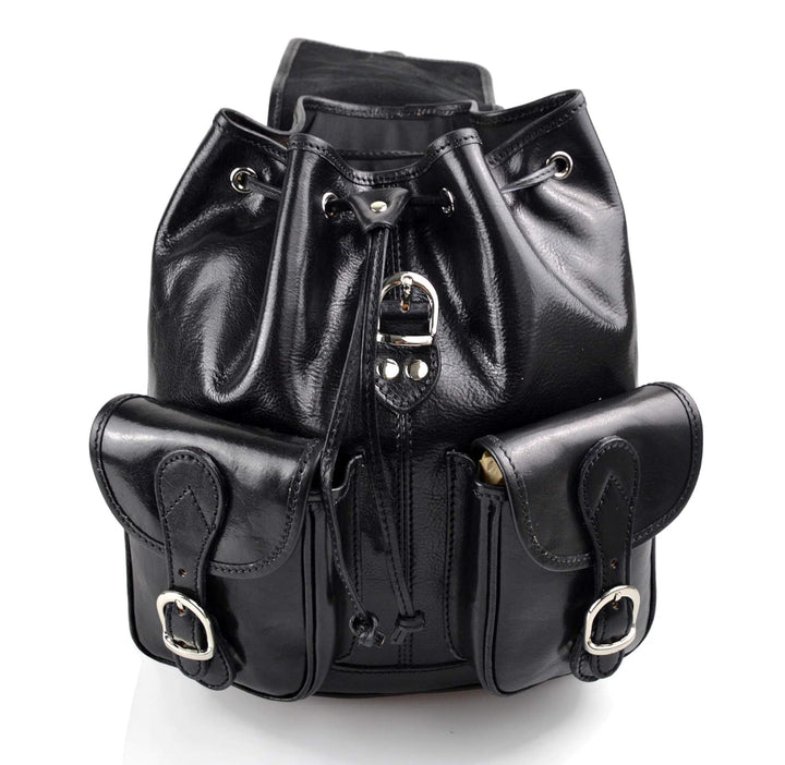 Rucksack leder schwarz rucksack damen herren reisetasche kalbsleder rucksack leder rucsack schulruck