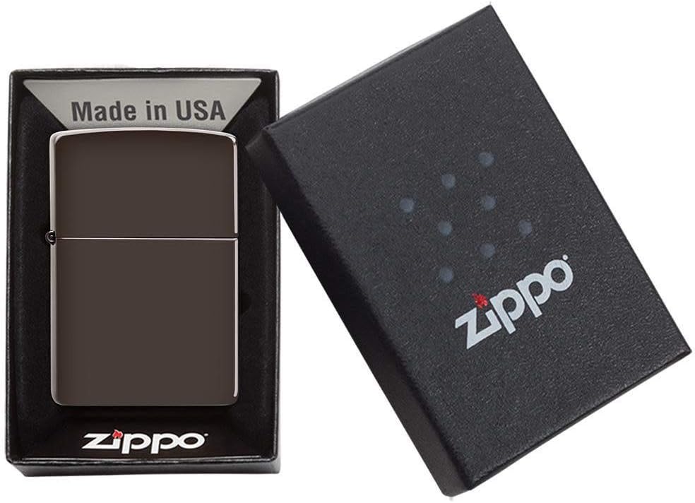Zippo Farbige Feuerzeuge Braun Ohne Logo, Braun Ohne Logo