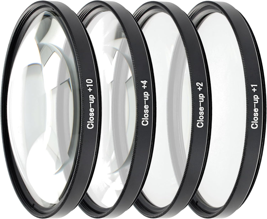 ayex Close up Makro Linsen Set 72mm - 4 teilig (+1, +2, +4, +10), 72mm