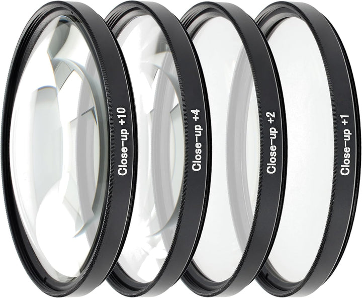 ayex Close up Makro Linsen Set 72mm - 4 teilig (+1, +2, +4, +10), 72mm