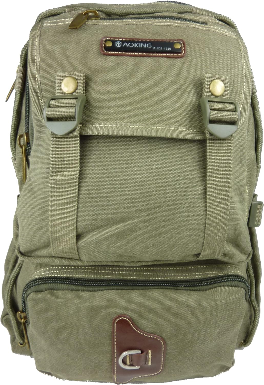 AOKING T9044 XXL Trekkingrucksack 33l Outdoor Rucksack 29x44x26 (grün Khaki)