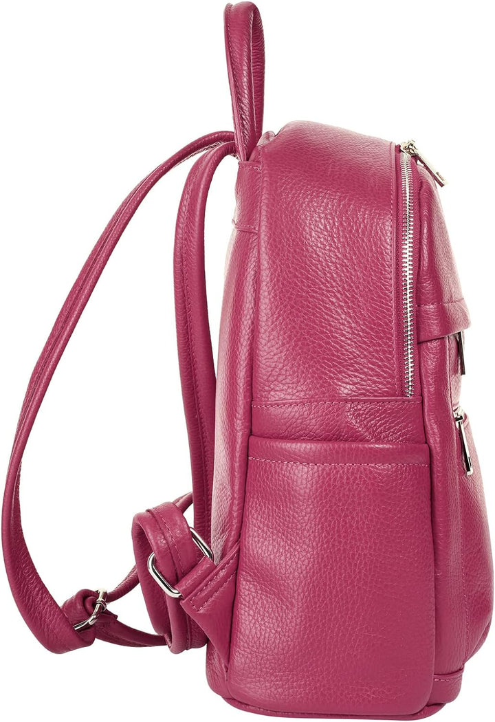 Samantha Look Rucksack Echt Leder pink Damen - 021678