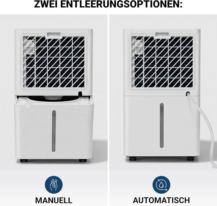 VENTA AD100 Luftentfeuchter elektrisch Raumentfeuchter | für Räume bis 40m² | Automatische Feuchtigk