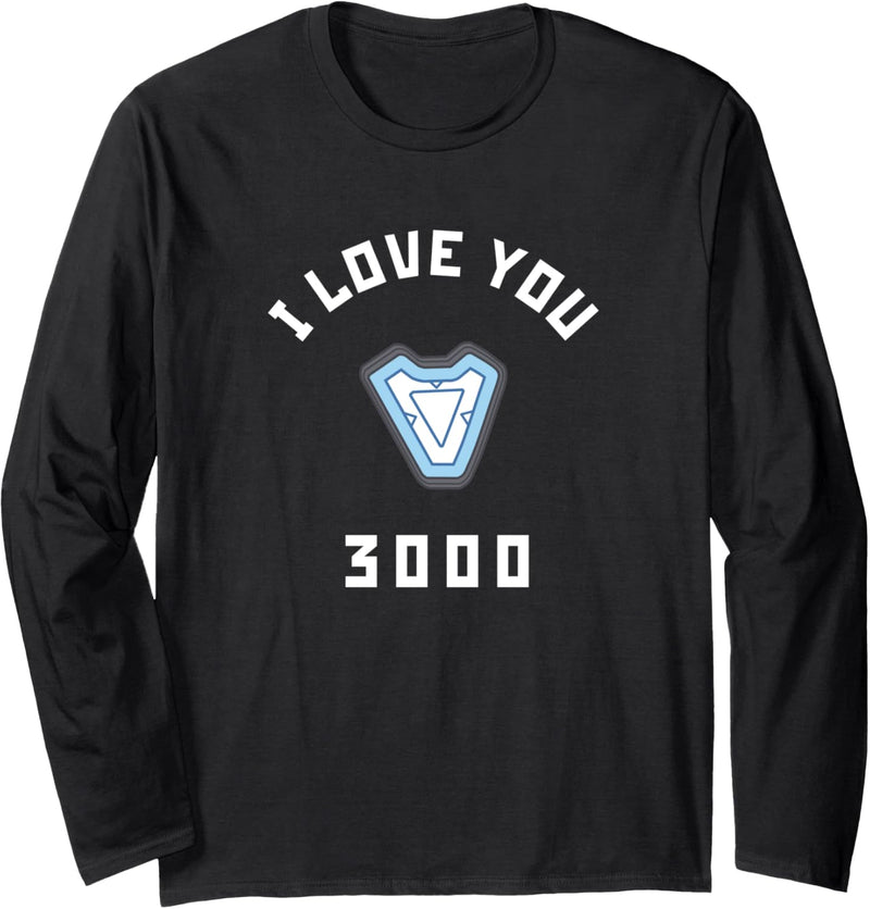 Marvel Avengers Endgame Iron Man I Love You 3000 Langarmshirt