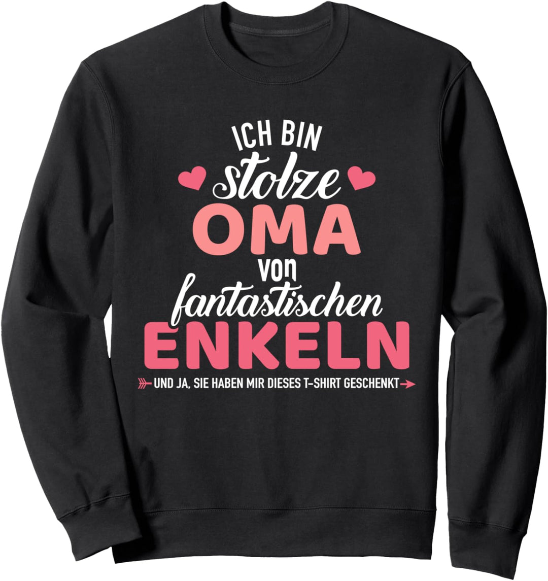 Stolze Oma von fantastischen Enkeln von Enkelkindern Sweatshirt