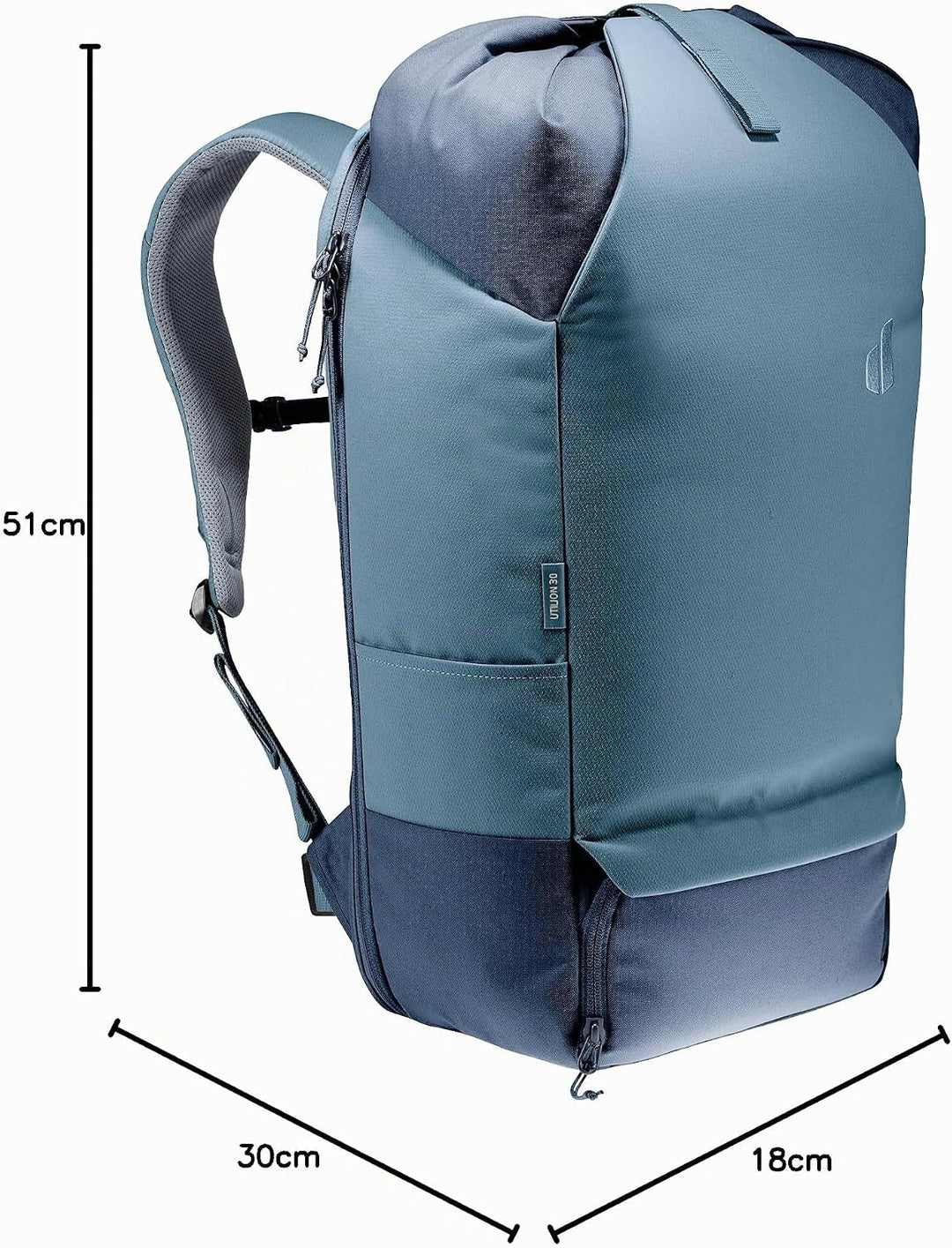 deuter Unisex Utilion 30 Tagesrucksack (1er Pack) 30 L Atlantic-ink, 30 L Atlantic-ink