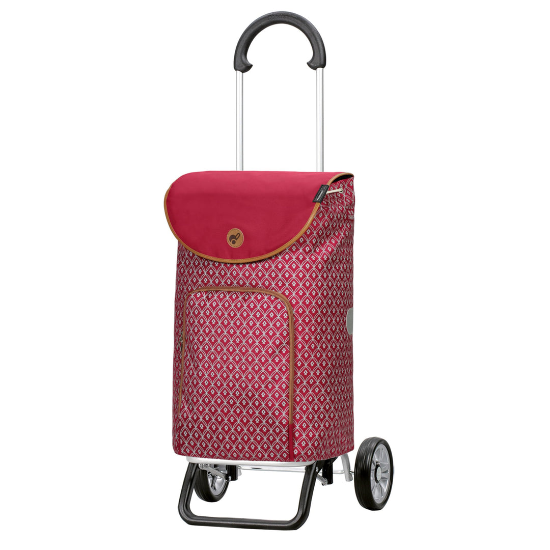ANDERSEN Einkaufstrolley - Scala Shopper Plus Famke rot 47 L modisch, Thermo, Aluminium, klappbar, l