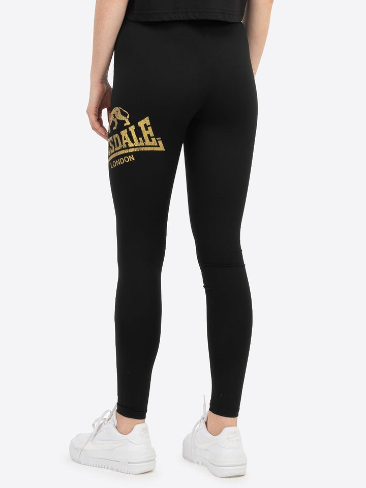 Lonsdale Frauen Leggings AGLISH S Schwarz, S Schwarz