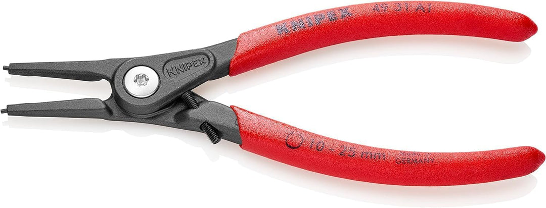 Knipex Präzisions-Sicherungsringzange für Aussenringe auf Wellen mit Überdehnungsschutz grau atramen