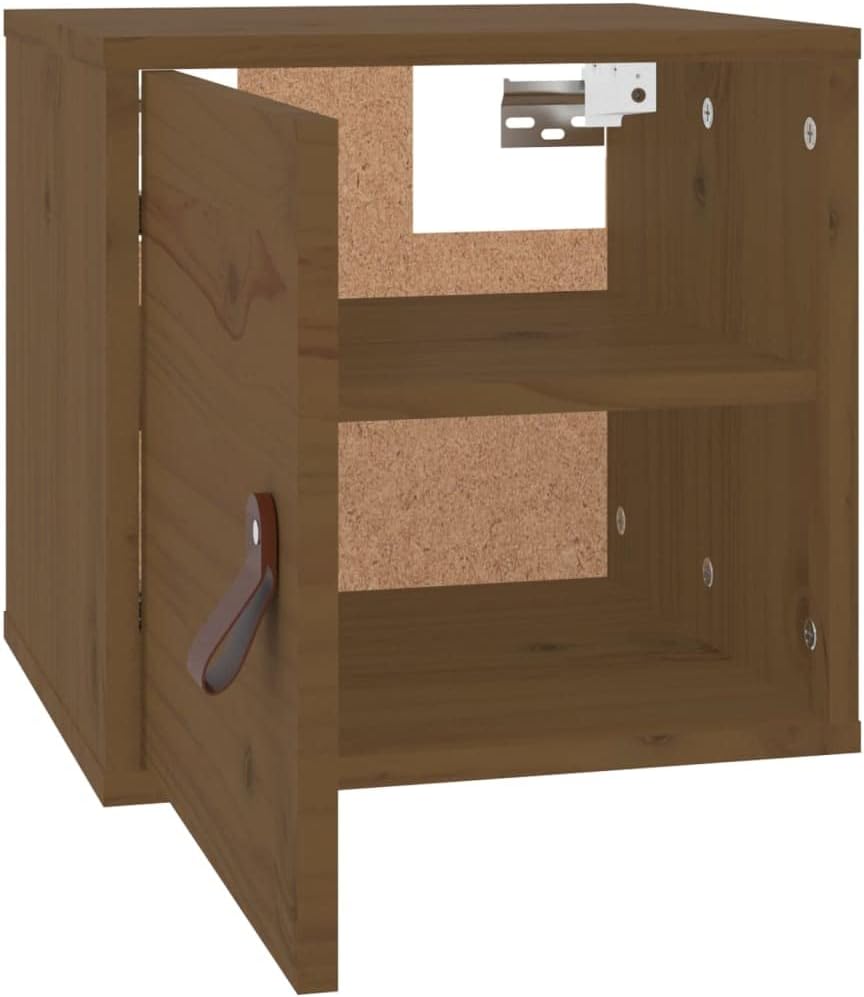 31,5x30x30 cm Wandschrank TV Schrank mit 2 Fächern Hängeschrank Bücherregal Schweberegal Lagerschran