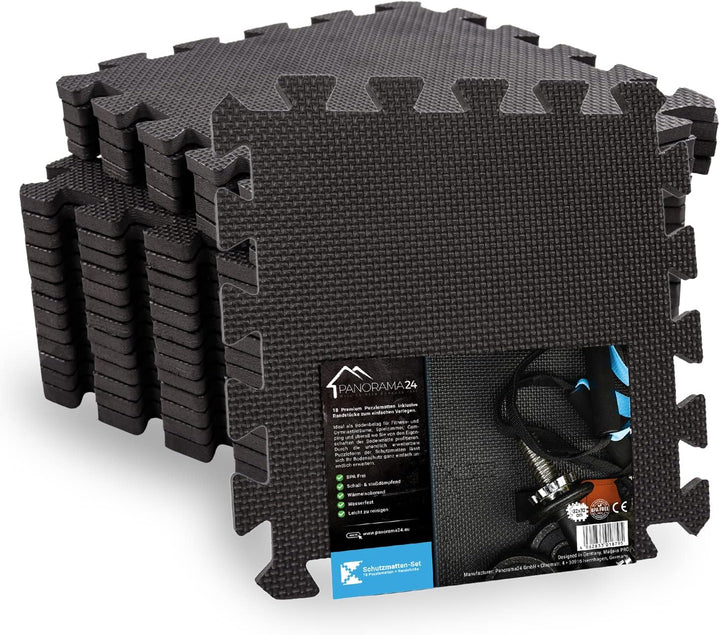 Schutzmatten Set Puzzlematte Bodenschutz Matte - Puzzle Bodenschutzmatten Unterlegmatte | Fitnessmat
