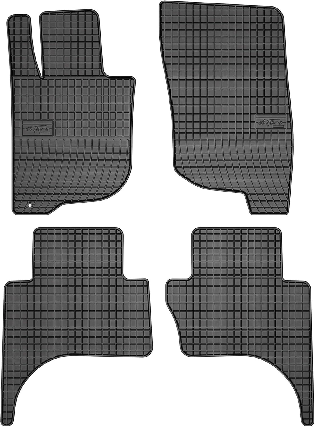 SMK Gummimatten Auto fussmatten Satz für FIAT Fullback 2015-2019 Erleben Sie einen neuen Standard de
