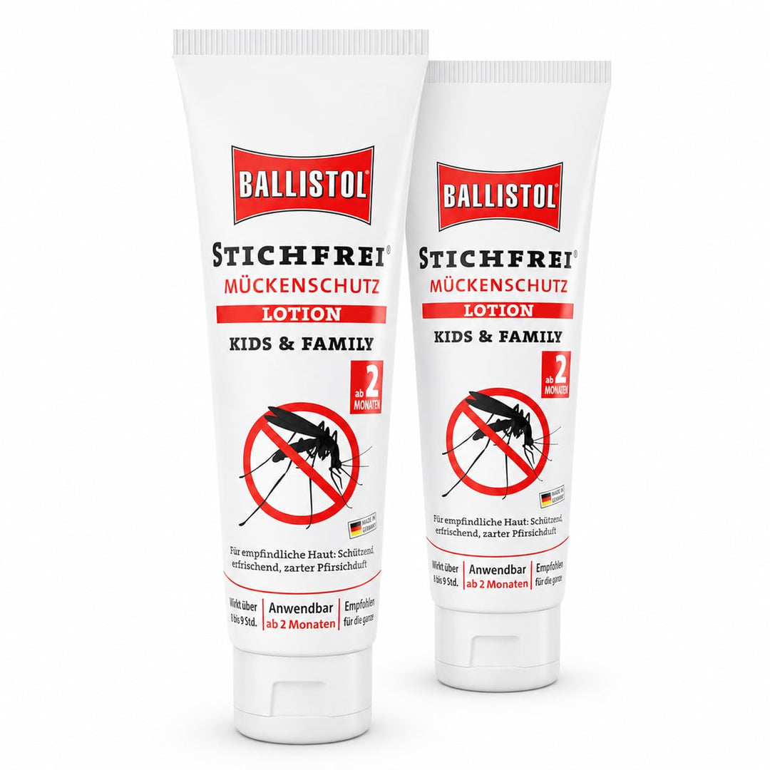 2 x Mückenschutz Ballistol Stichfrei Kids, Lotion, Vanille, 26816