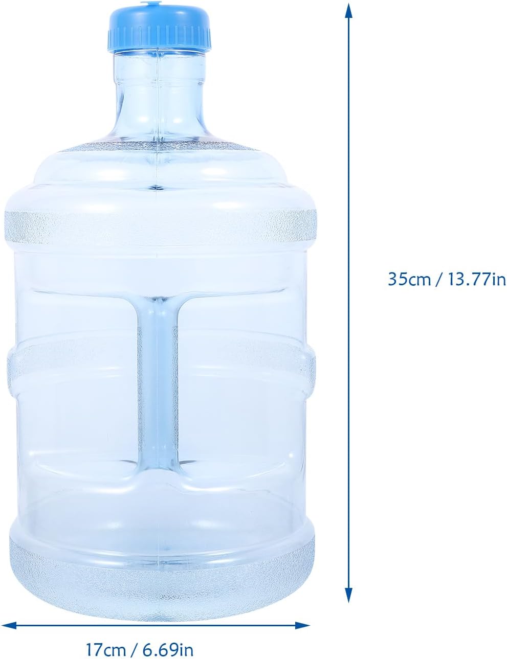 FAVOMOTO 5 Liter Reine Wasserflasche Mineralwasserflasche Portable Eimer mit GriffReine Wasserflasch