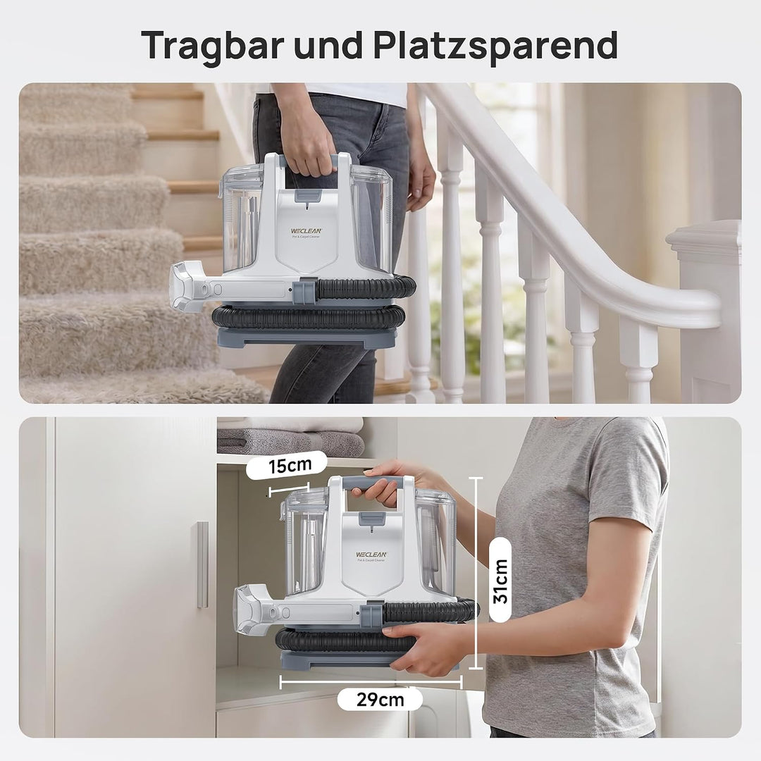 WECLEAN C2 Waschsauger Teppichreiniger,nasssauger polsterreiniger, Innenreinigungsmaschine，Entwickel