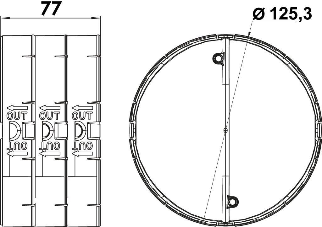 NABER Rückstauklappe THERMOBOX/Wärmerückhaltesystem / Ø125mm (4022049)