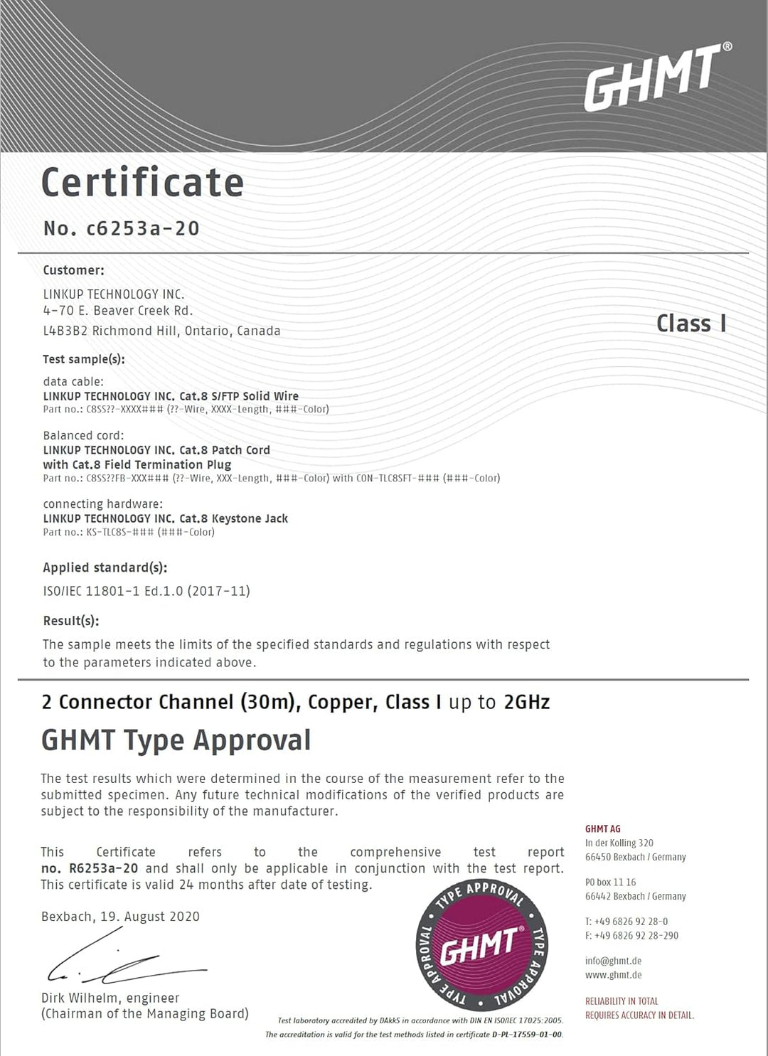 LINKUP - [GHMT &amp; DSX8000 Zertifiziert] Cat8 Ethernet-Kabelstecker (12-Pack) RJ45 Einfacher Feldabsch