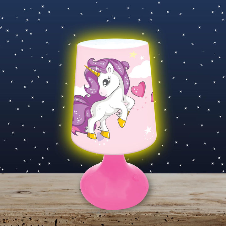 Lexibook, Einhorn, Mini Kabellose Nachttischlampe und Nachtlicht, MLT10UNI, Einhorn
