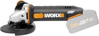 WORX WX803.9 Akku-Winkelschleifer 20V – leistungsstarker Winkelschleifer mit 125mm Scheibendurchmess