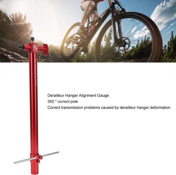 Focket Fahrrad Schaltauge Ausrichtungslehre, Edelstahl Fahrradreparaturwerkzeug, Richtwerkzeug, Ausr