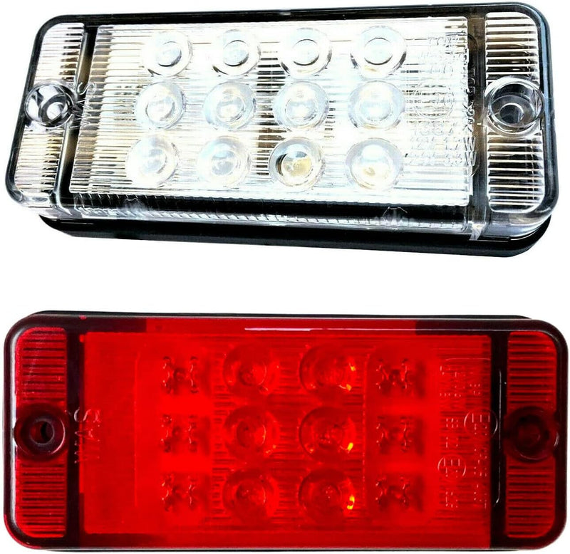 MelTruck® LED Nebelschlussleuchte und Bremsleuchte 12V 24V E20 für Anhänger Traktor Bagger