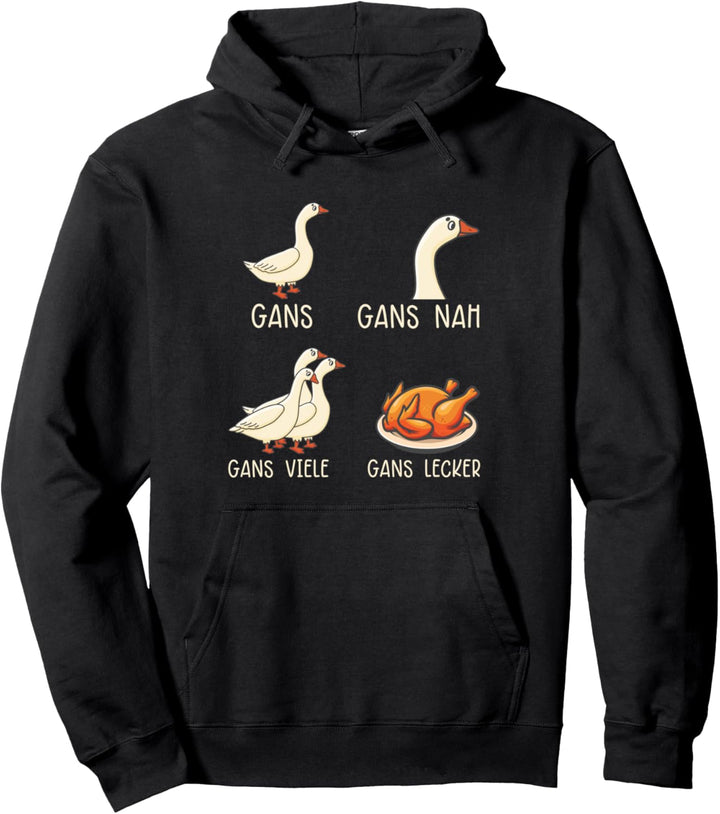 Gans lecker Bauernhof Spruch Landwirtschaft Trecker Biobauer Pullover Hoodie
