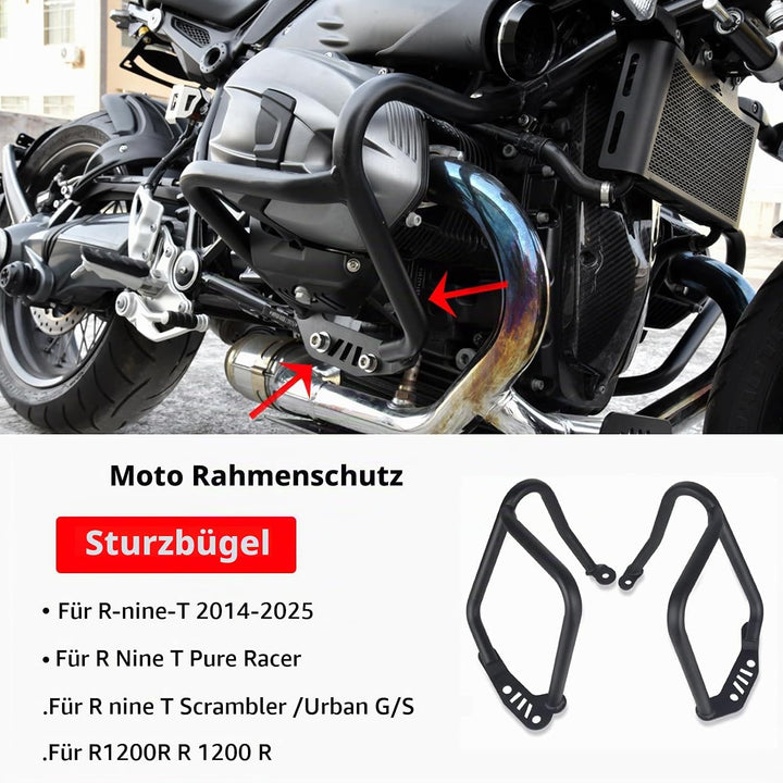 RNINET 2014-2023 Motor Sturzbügel Frame Sturzschutz Stossstange Crash Bar Für R-Nine-T Pure Racer Sc