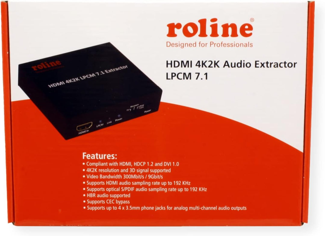 ROLINE HDMI 4K Audio Extraktor LPCM 7.1