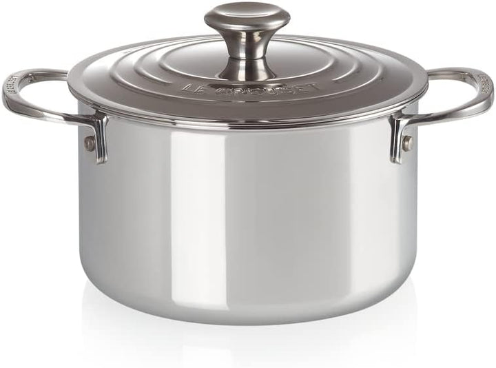 Le Creuset Fleischtopf aus 3-ply PLUS Edelstahl, 18 cm, 96600618000000, 18 cm